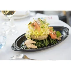 31 cm, Assiette chaude , Noir mat