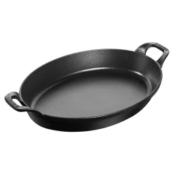 32 cm, Assiette chaude, Noir mat