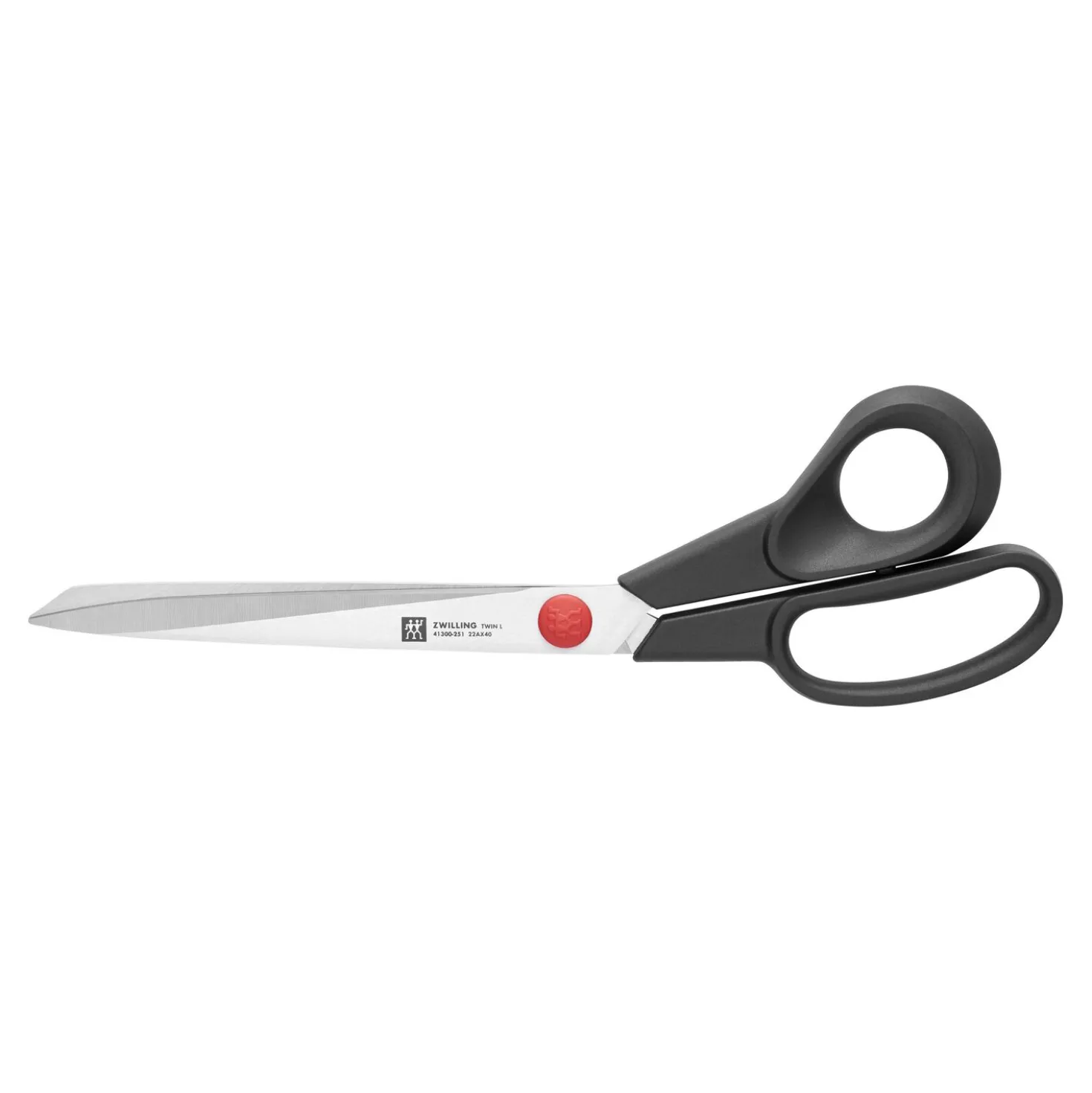 25 cm, Ciseaux de tailleur, Noir mat