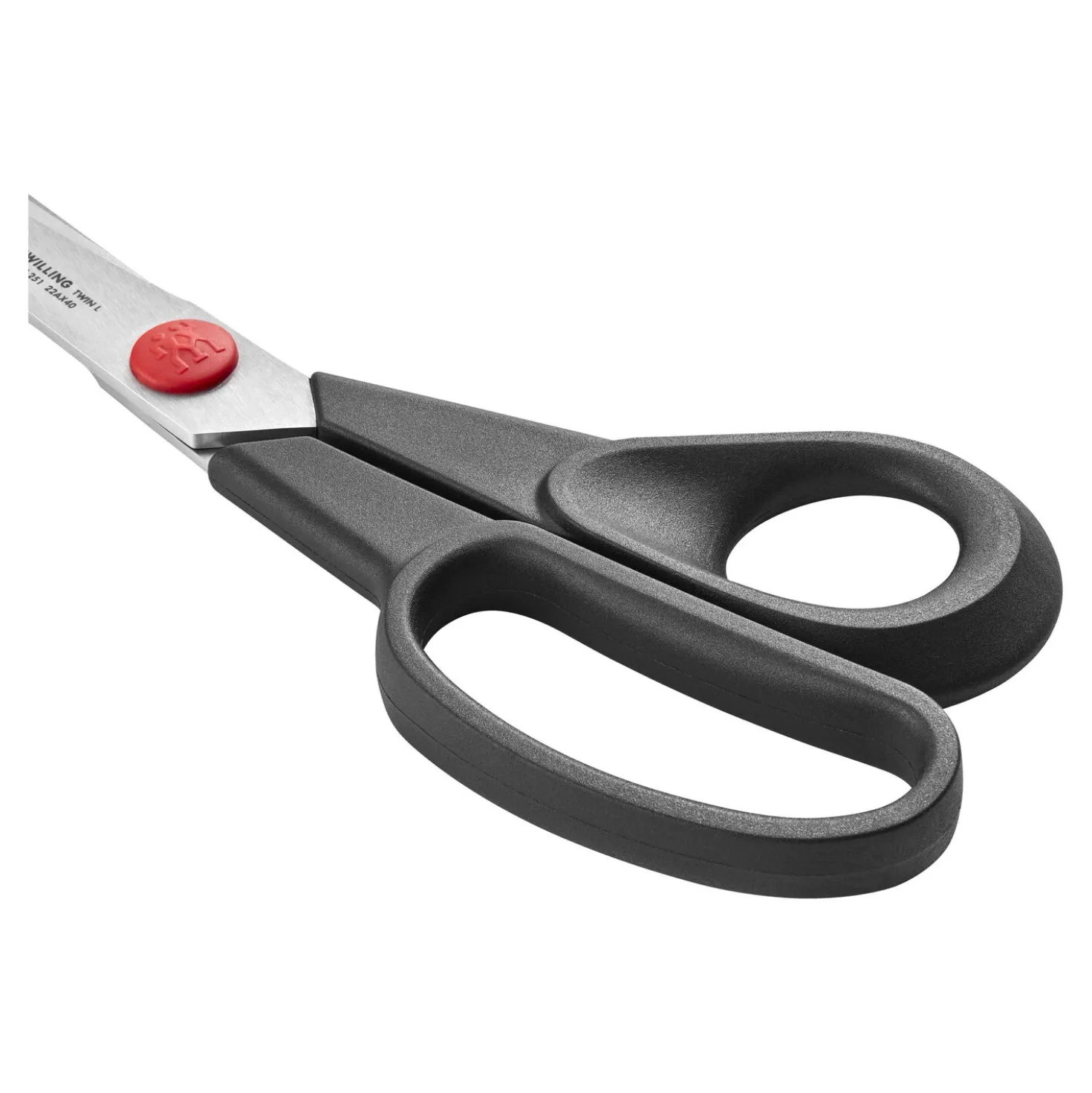 25 cm, Ciseaux de tailleur, Noir mat