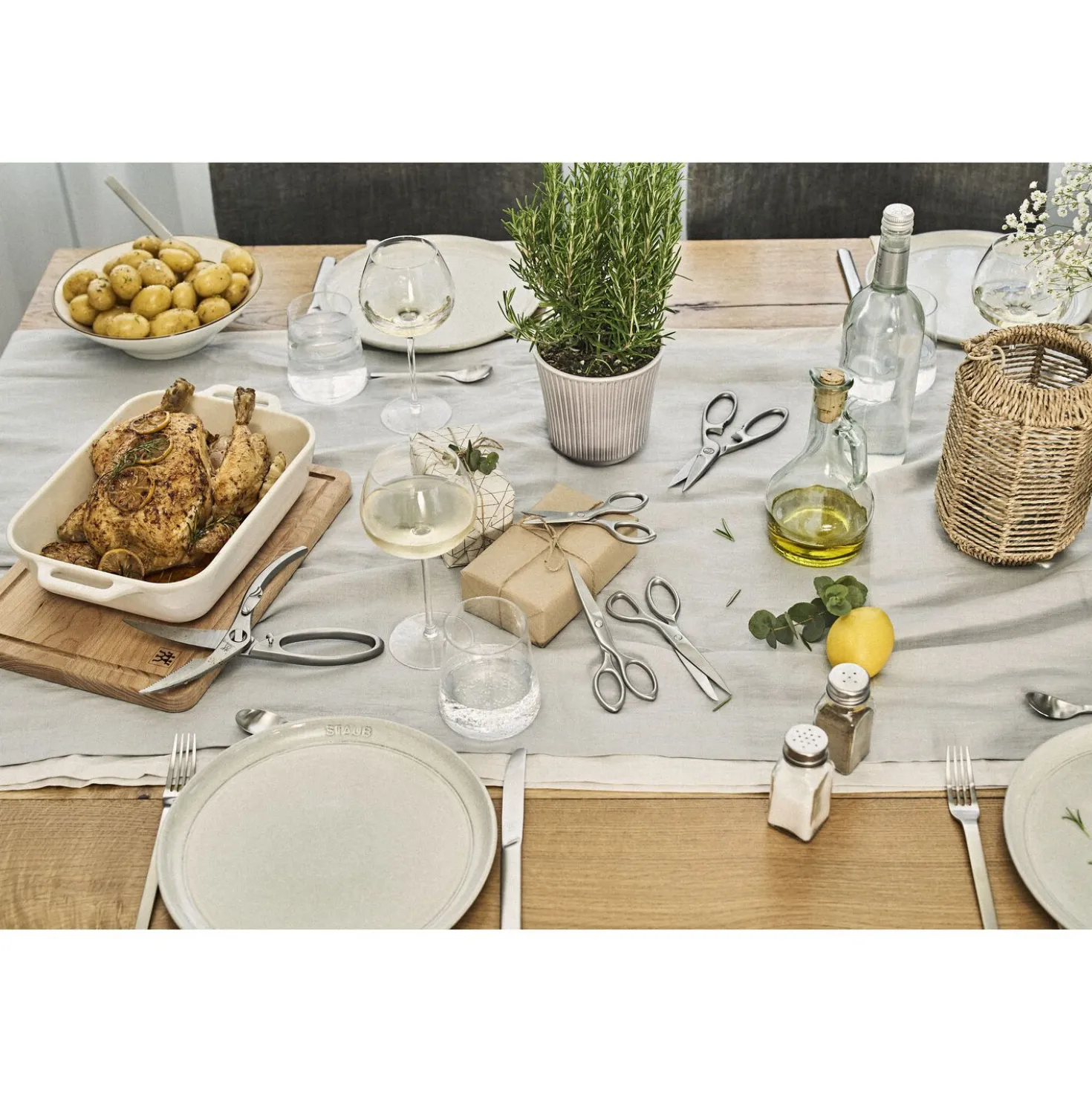 20 cm, Ciseaux multi-usages, Argent