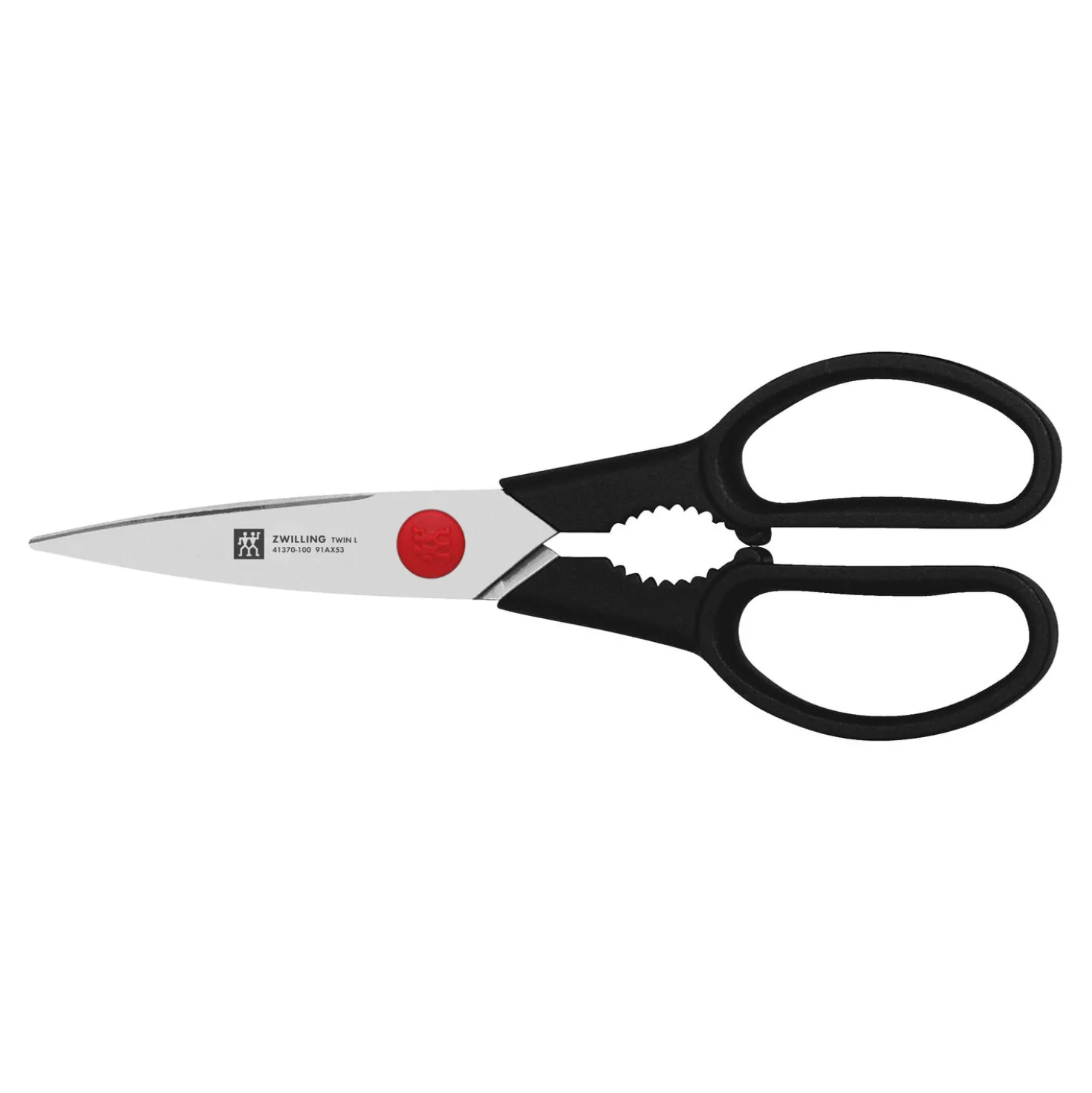 20 cm, Ciseaux multi-usages, Rouge et noir