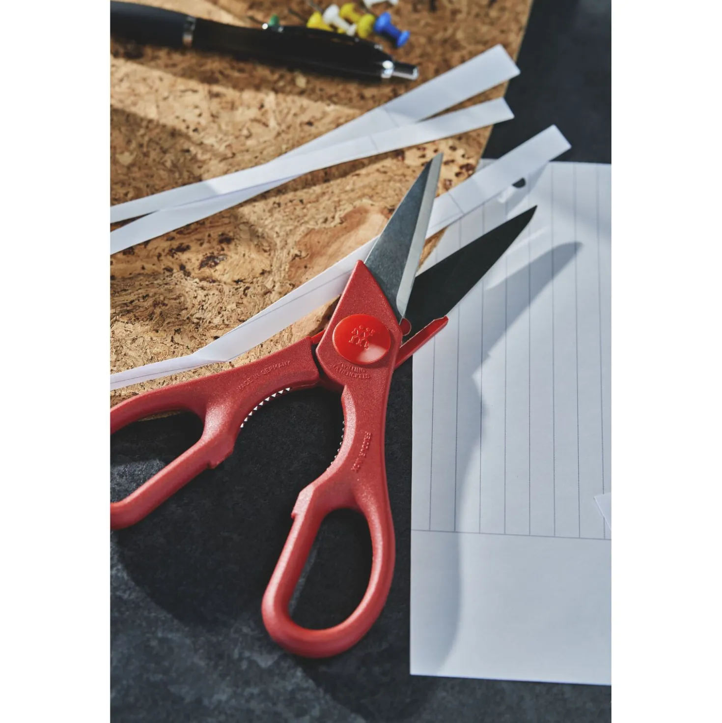 20 cm, Ciseaux multi-usages, Rouge