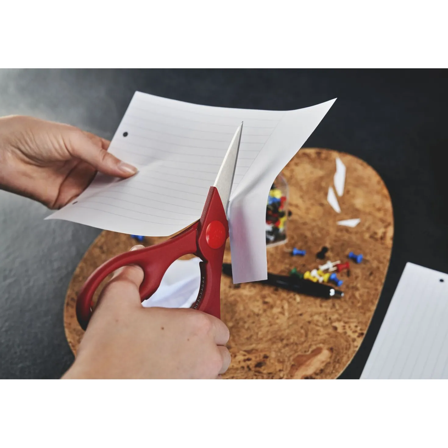 20 cm, Ciseaux multi-usages, Rouge