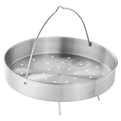 22 cm, Panier pour autocuiseur, Argent
