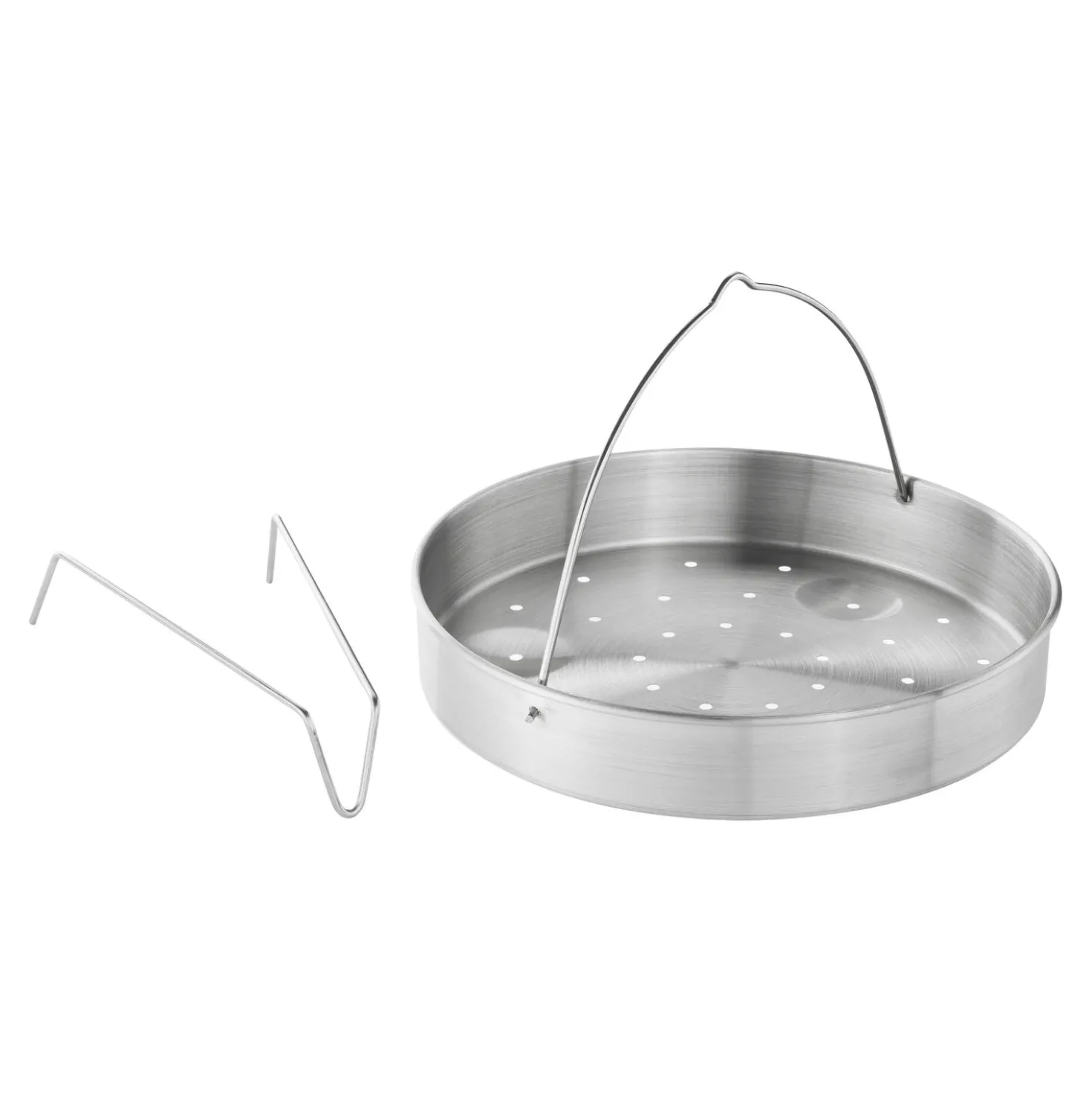 22 cm, Panier pour autocuiseur, Argent