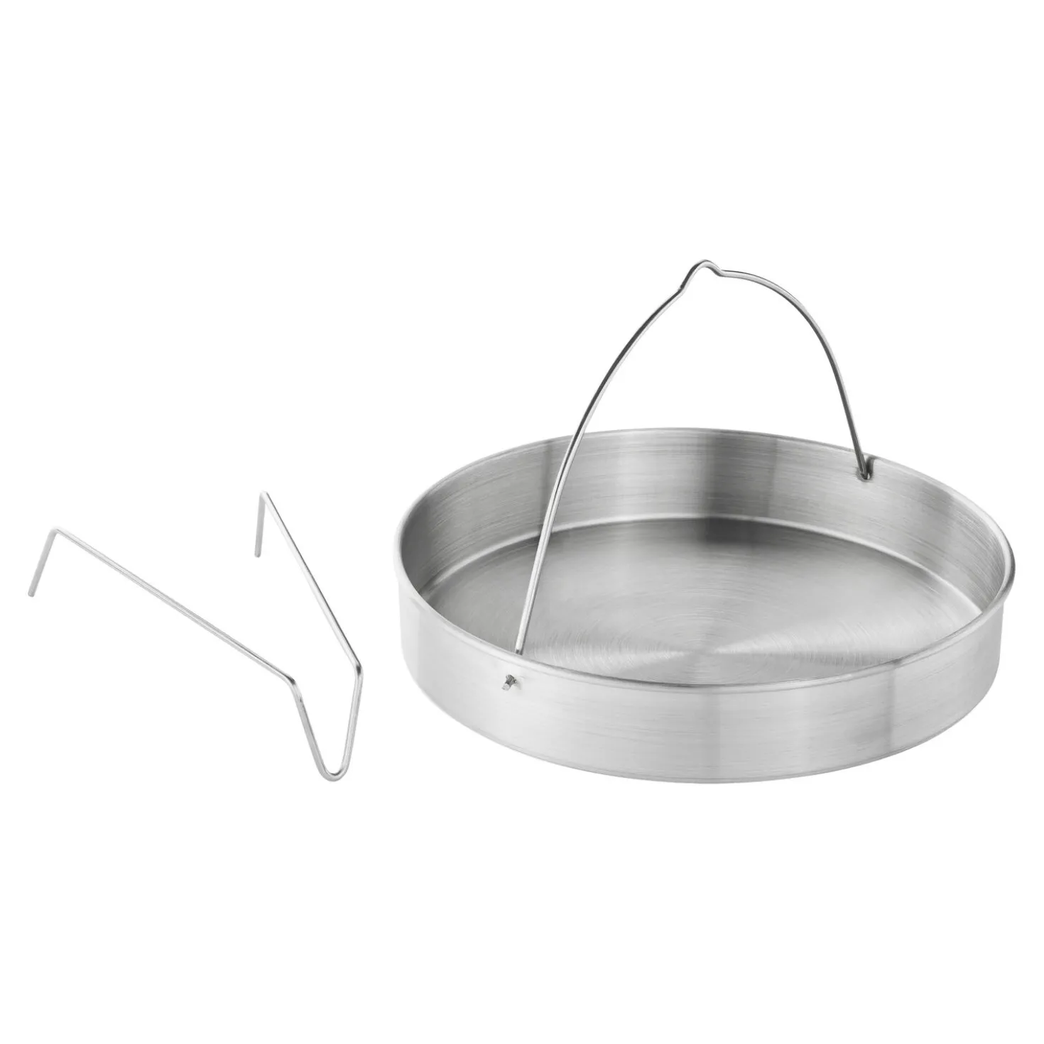 22 cm, Panier pour autocuiseur, Argent
