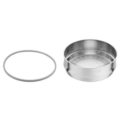 26 cm, Panier vapeur, Argent