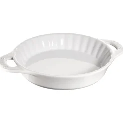 24 cm, Plat à tarte, Blanc