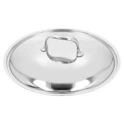 28 cm, Sauteuse avec couvercle, Argent