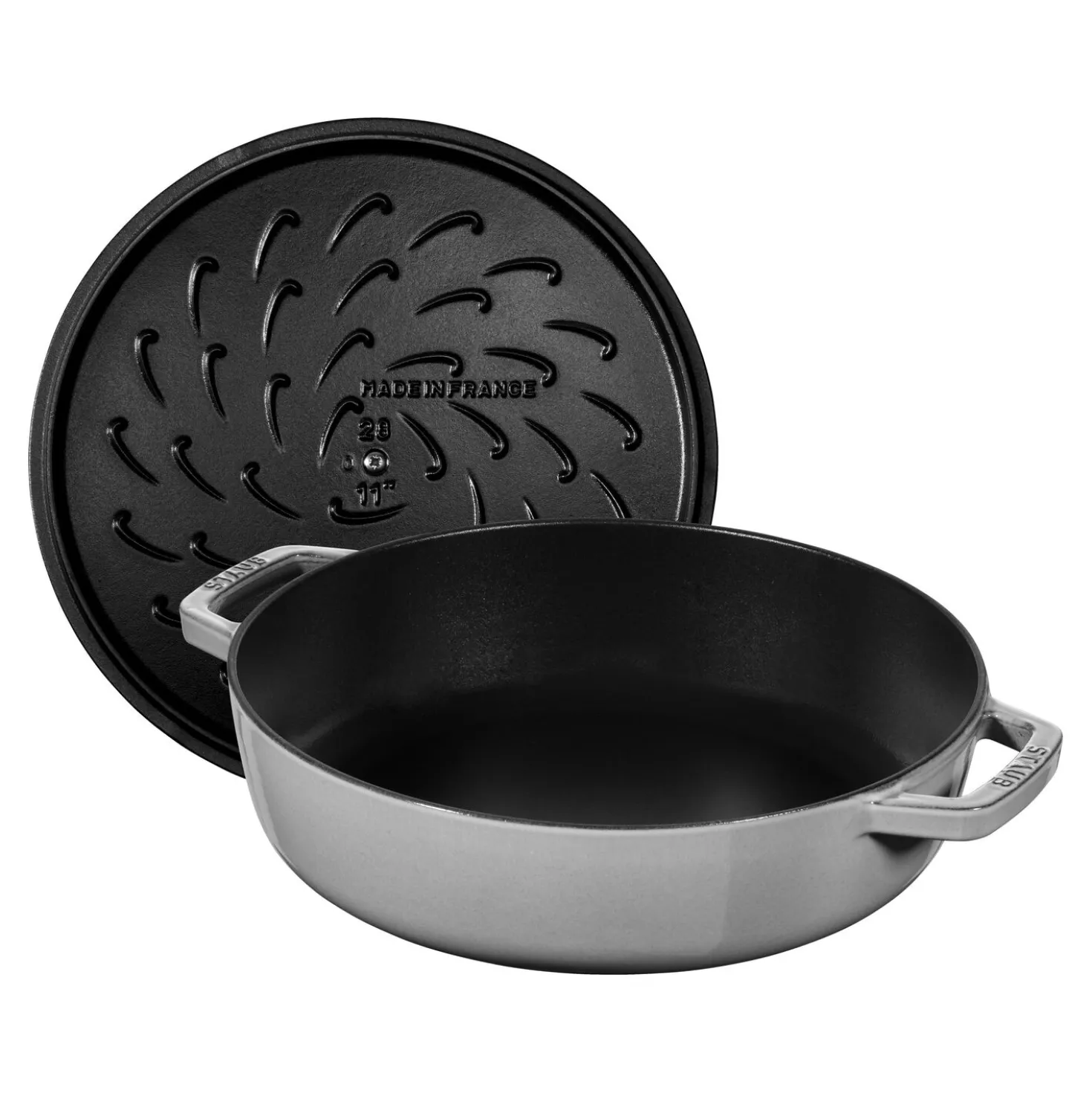 24 cm, Sauteuse Chistera, Gris graphite