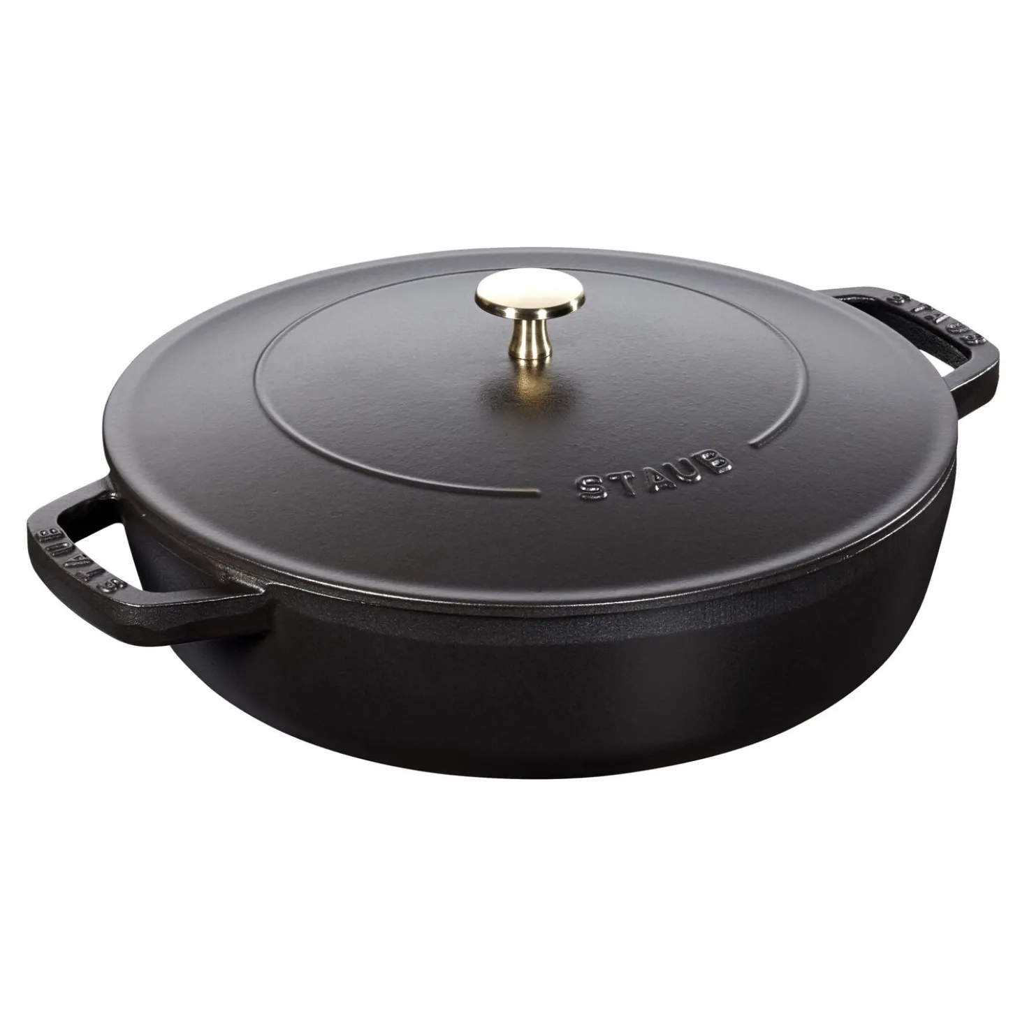 24 cm, Sauteuse Chistera, Noir mat