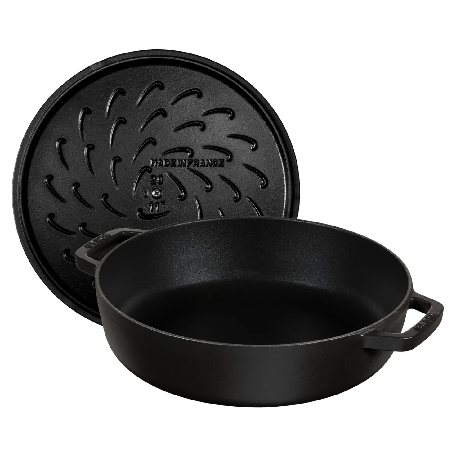 24 cm, Sauteuse Chistera, Noir mat