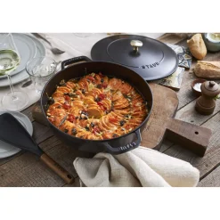 24 cm, Sauteuse Chistera, Noir mat
