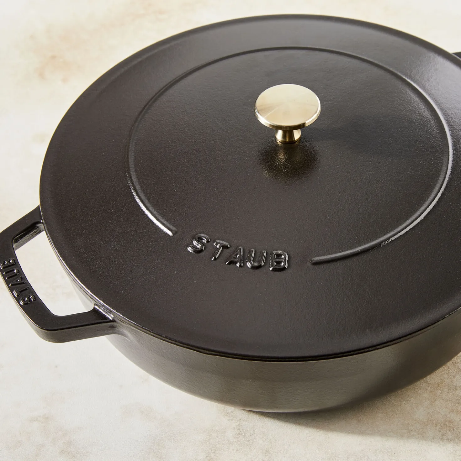 28 cm, Sauteuse Chistera, Noir mat