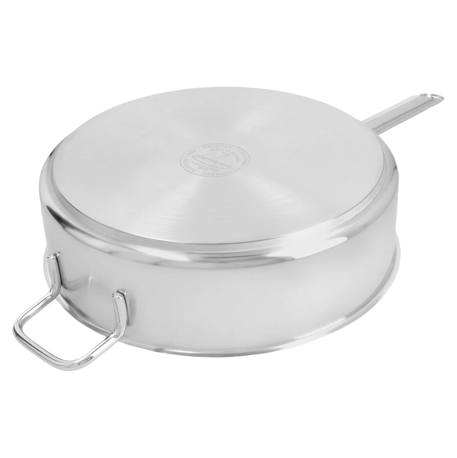 28 cm, Sauteuse sans couvercle, Argent