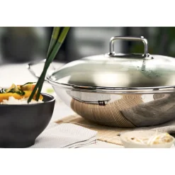 32 cm, Wok, Argent