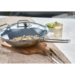 32 cm, Wok, Argent
