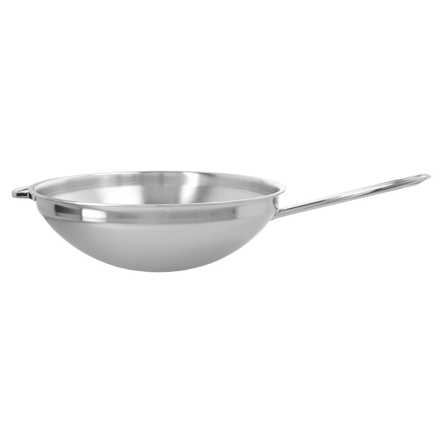 36 cm, Wok fond plat, Argent