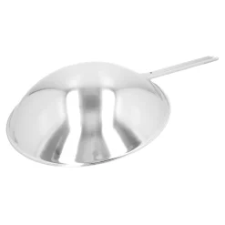 36 cm, Wok fond rond, Argent