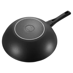 30 cm, Wok, Noir mat