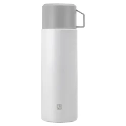 1 l, Bouteille isotherme, Blanc-Gris