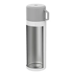 1 l, Bouteille isotherme, Blanc-Gris