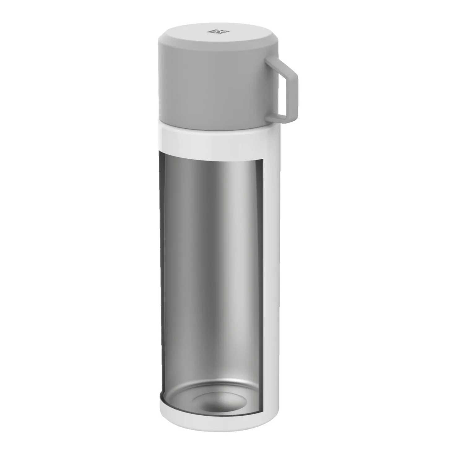 1 l, Bouteille isotherme, Blanc-Gris