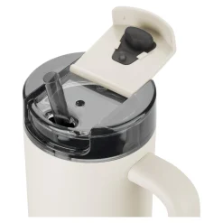 900 ml, Gobelet isotherme avec paille, Cream