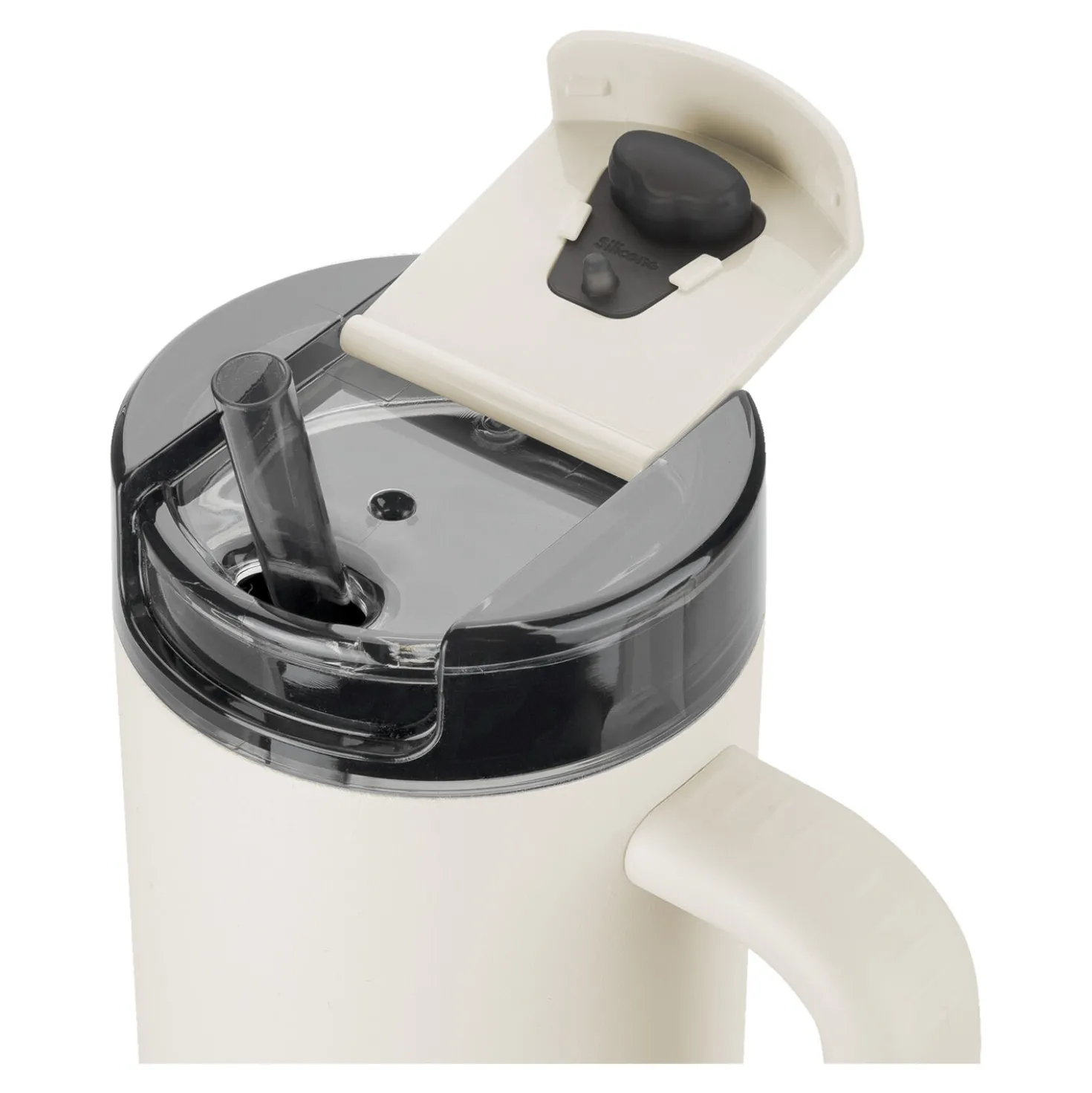 900 ml, Gobelet isotherme avec paille, Cream