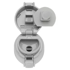 450 ml, Mug isotherme, Blanc-Gris