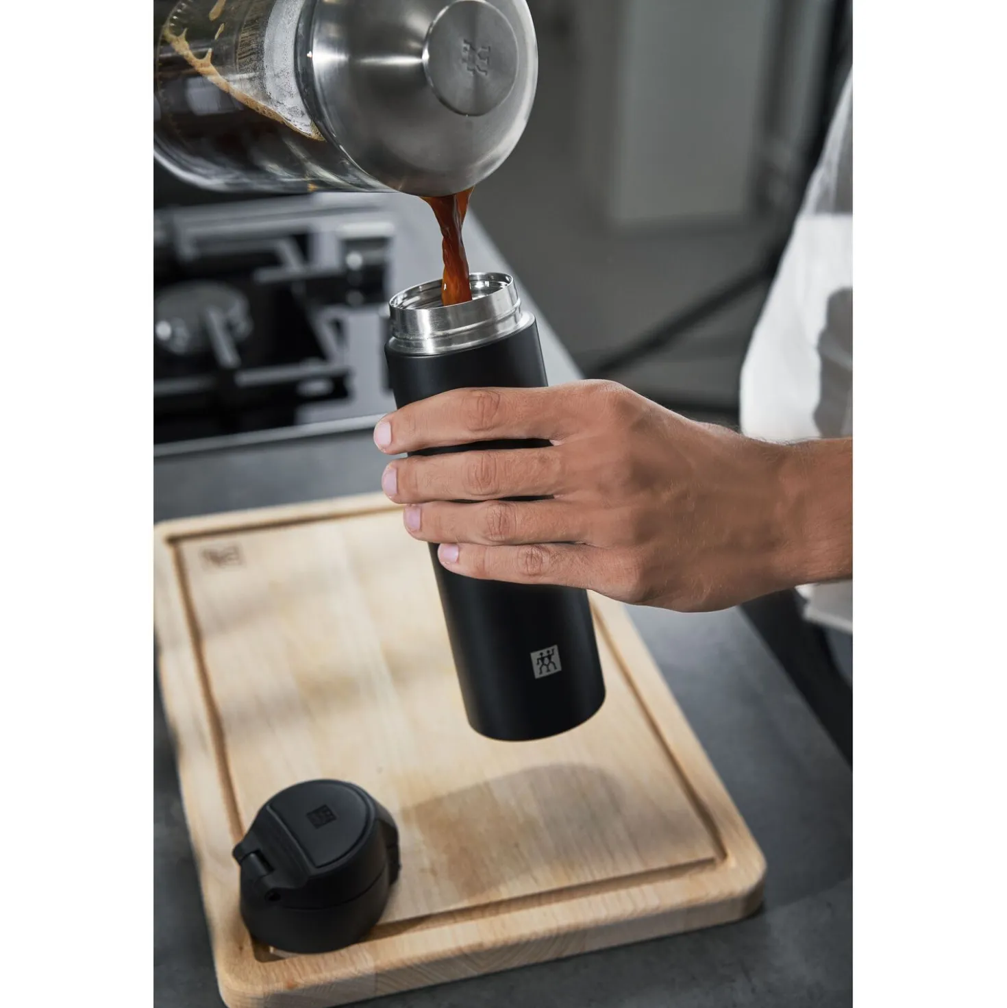 450 ml, Mug isotherme, Noir mat