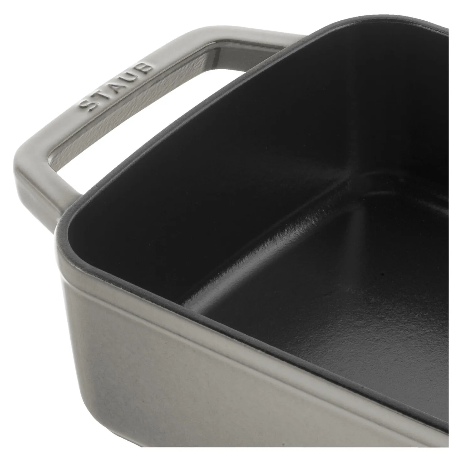 30 x 20 cm, Assiette chaude, Gris graphite