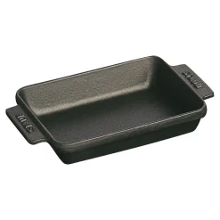 15 x 11 cm, Assiette chaude, Noir mat