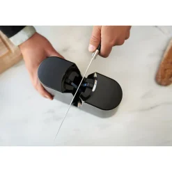 Aiguiseur V-Edge Noir mat, ABS