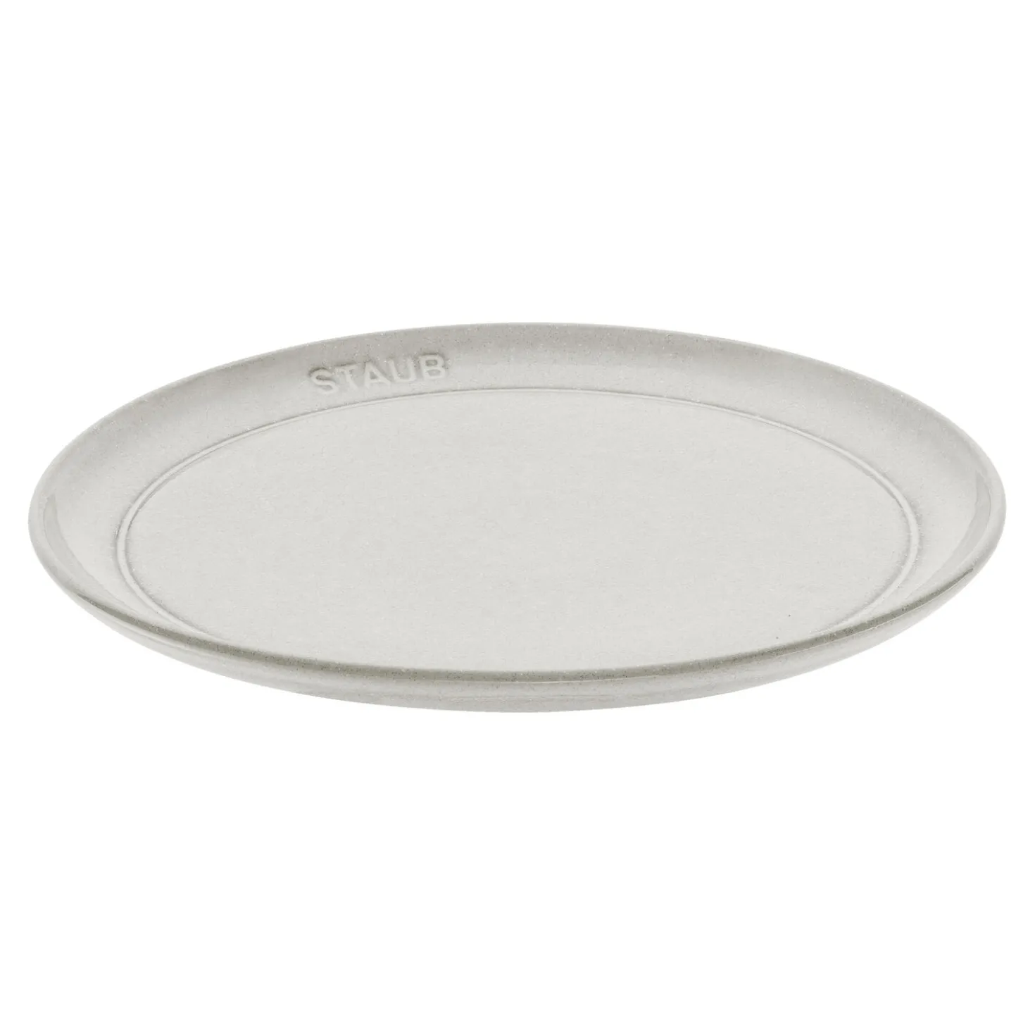 Assiette plat 22 cm, Céramique, Truffe blanche