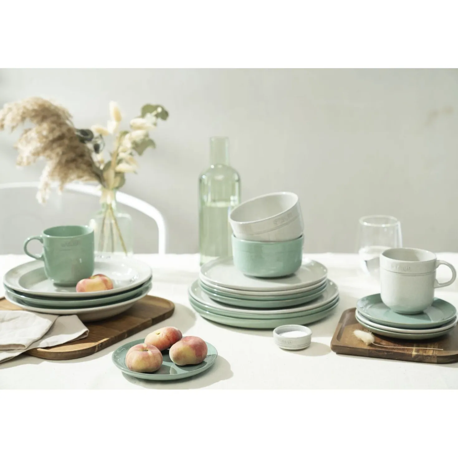 Assiette plat 22 cm, Céramique, Truffe blanche