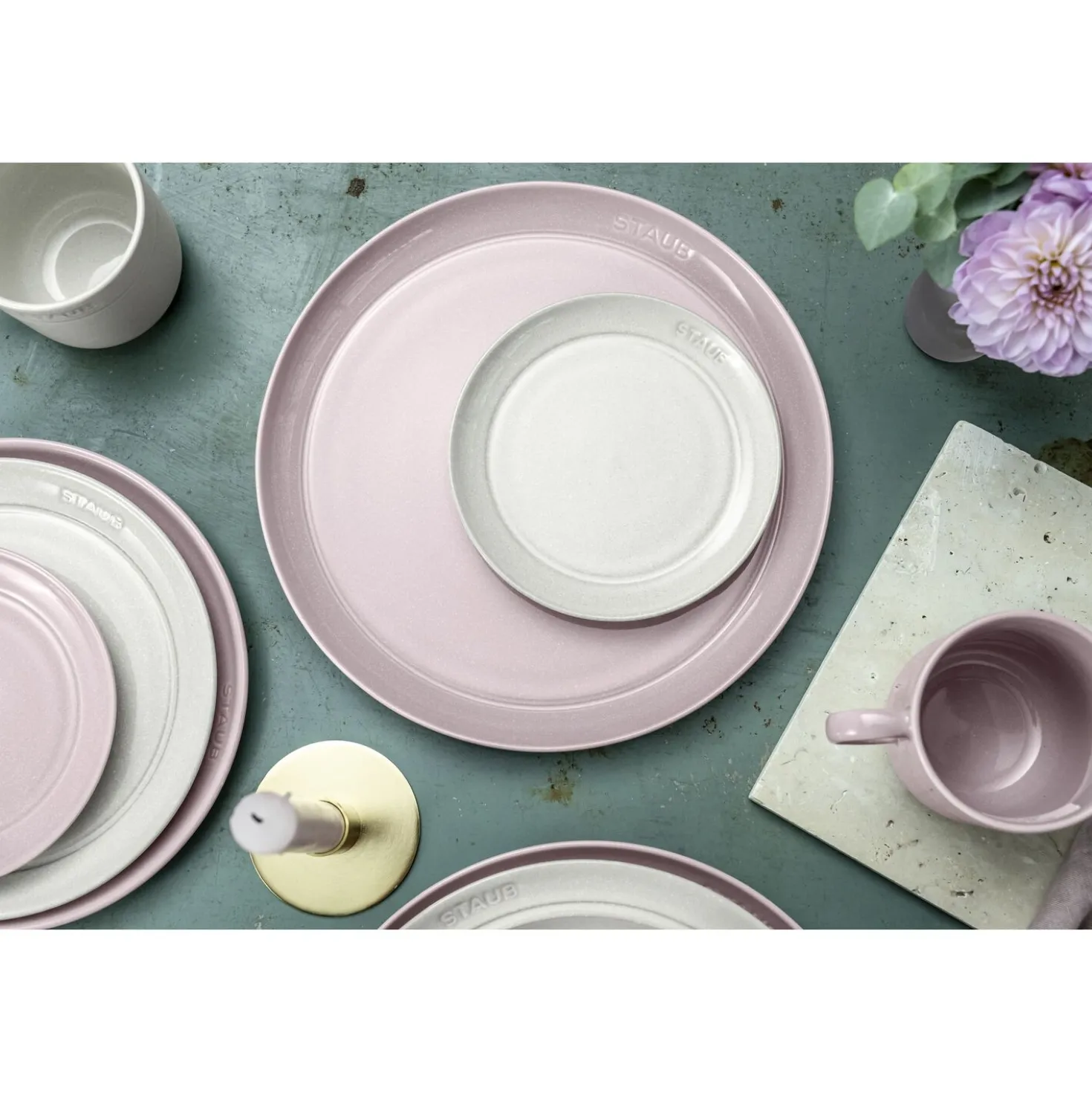 Assiette plat 26 cm, Céramique, Fleur de Cerisier