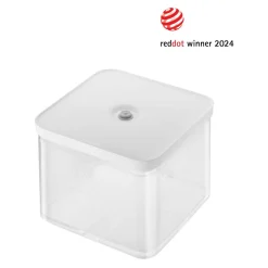 Bo&icirc;te CUBE 2L / 21 cm, transparent-blanc