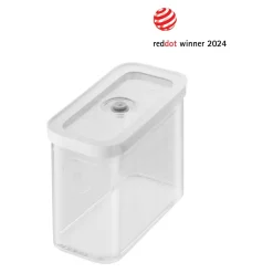 Bo&icirc;te CUBE 2M / 21 cm, transparent-blanc