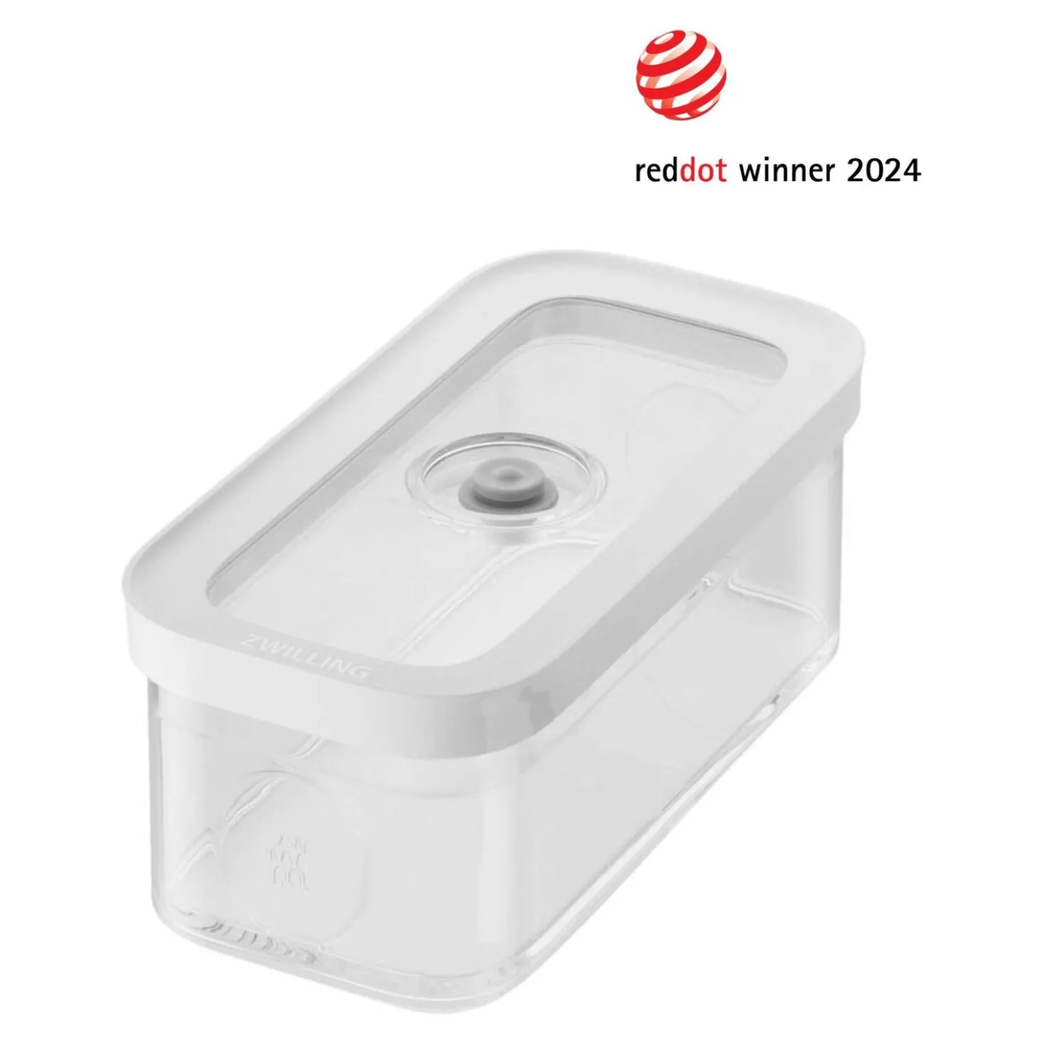 Boîte CUBE M / 21 cm, transparent-blanc