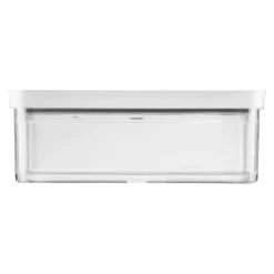 Boîte CUBE M / 21 cm, transparent-blanc