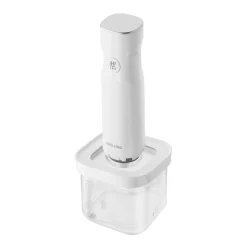 Bo&icirc;te CUBE S / 11 cm, transparent-blanc