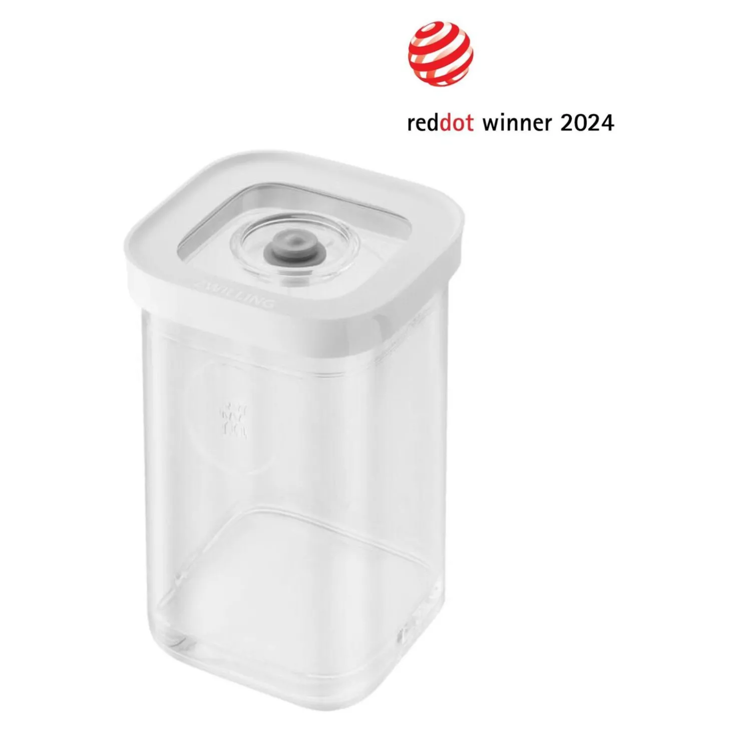 Boîte CUBE 2S / 11 cm, transparent-blanc