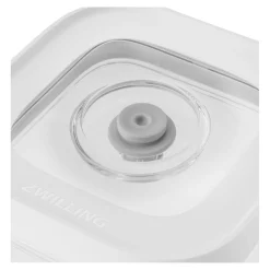 Boîte CUBE 2S / 11 cm, transparent-blanc