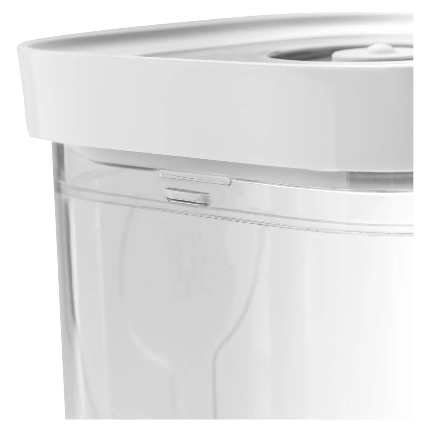 Boîte CUBE 2S / 11 cm, transparent-blanc