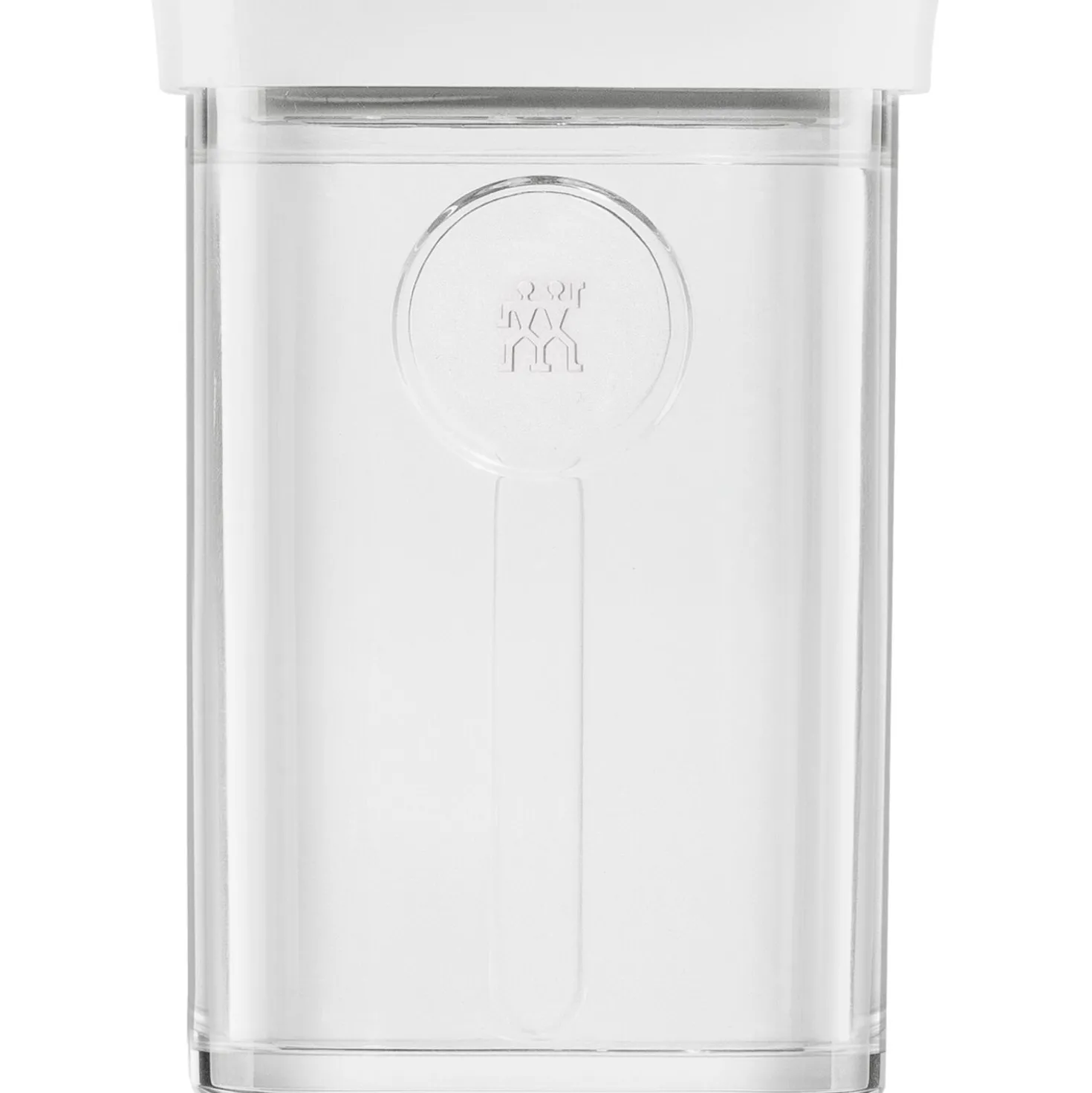 Boîte CUBE 2S / 11 cm, transparent-blanc