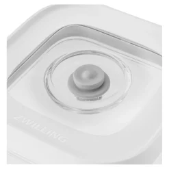 Boîte CUBE 2S / 11 cm, transparent-blanc