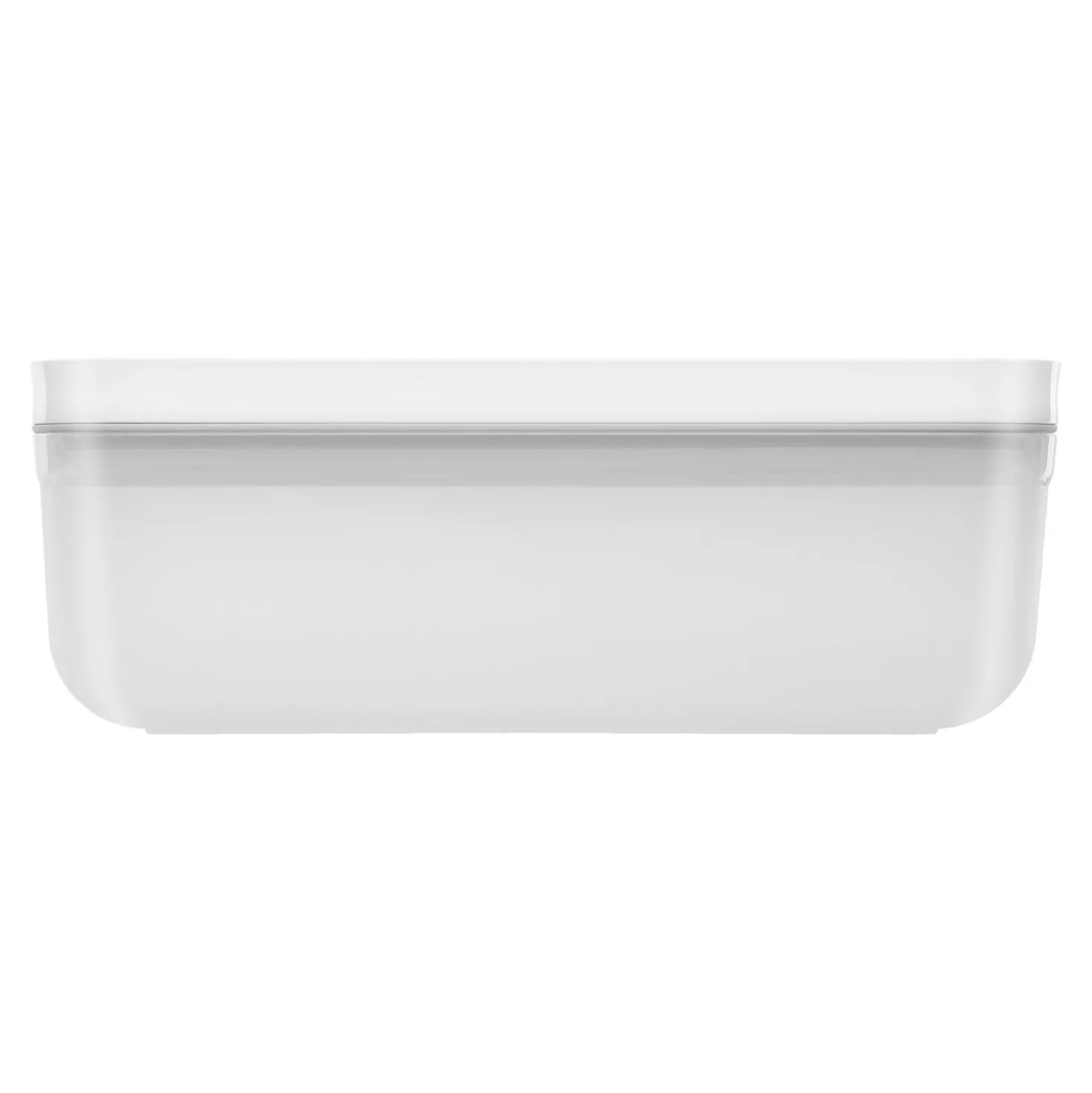 Boîte pour réfrigérateur sous vide, Plastique, semi transparent-Gris