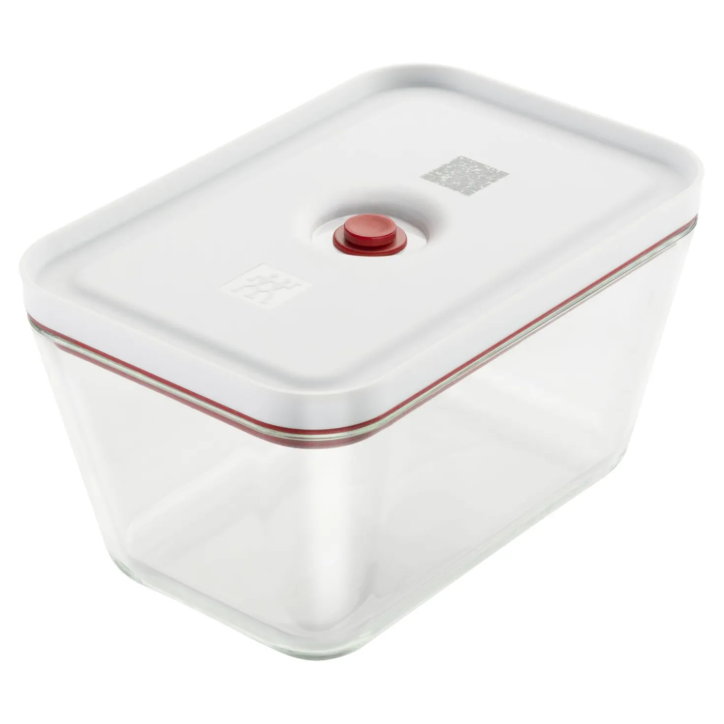 Boîte sous vide L, Verre, Rouge